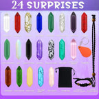 ZenAura Adventskalender – 24 Kristallen Set voor Balans, Meditatie & Zelfzorg