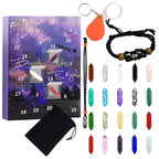 ZenAura Adventskalender – 24 Kristallen Set voor Balans, Meditatie & Zelfzorg