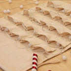 Cotton Advent Calendar with 24 Pockets – Sustainable & Reusable Christmas Decoration