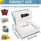 Hidden Book Vault Safe Box