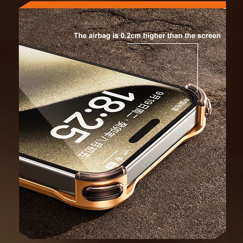Metal Alloy Frameless iPhone Case