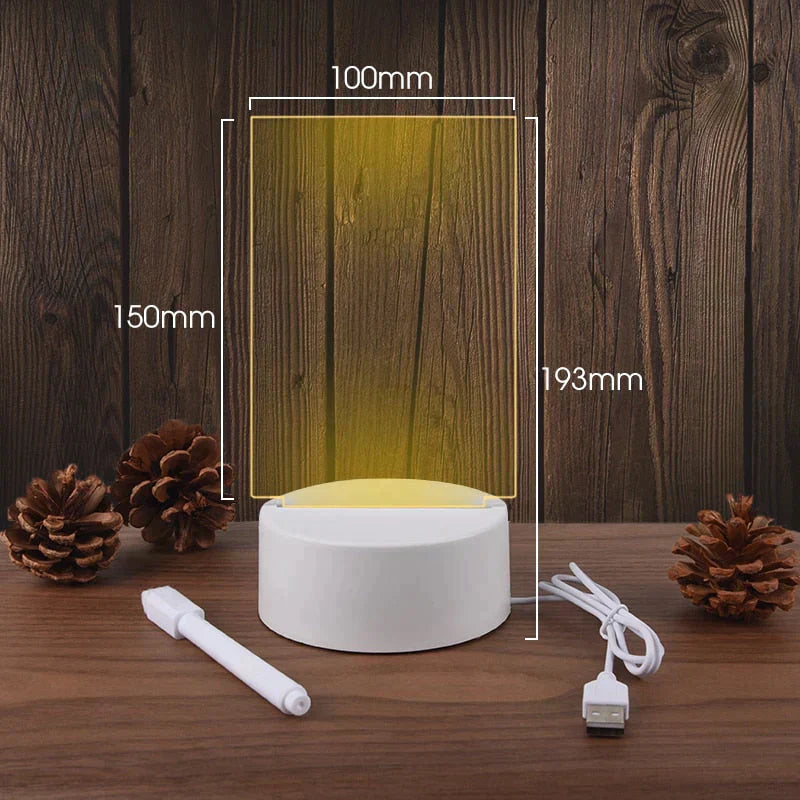 Night Lamp with Artistic Accent – Design and Illuminate