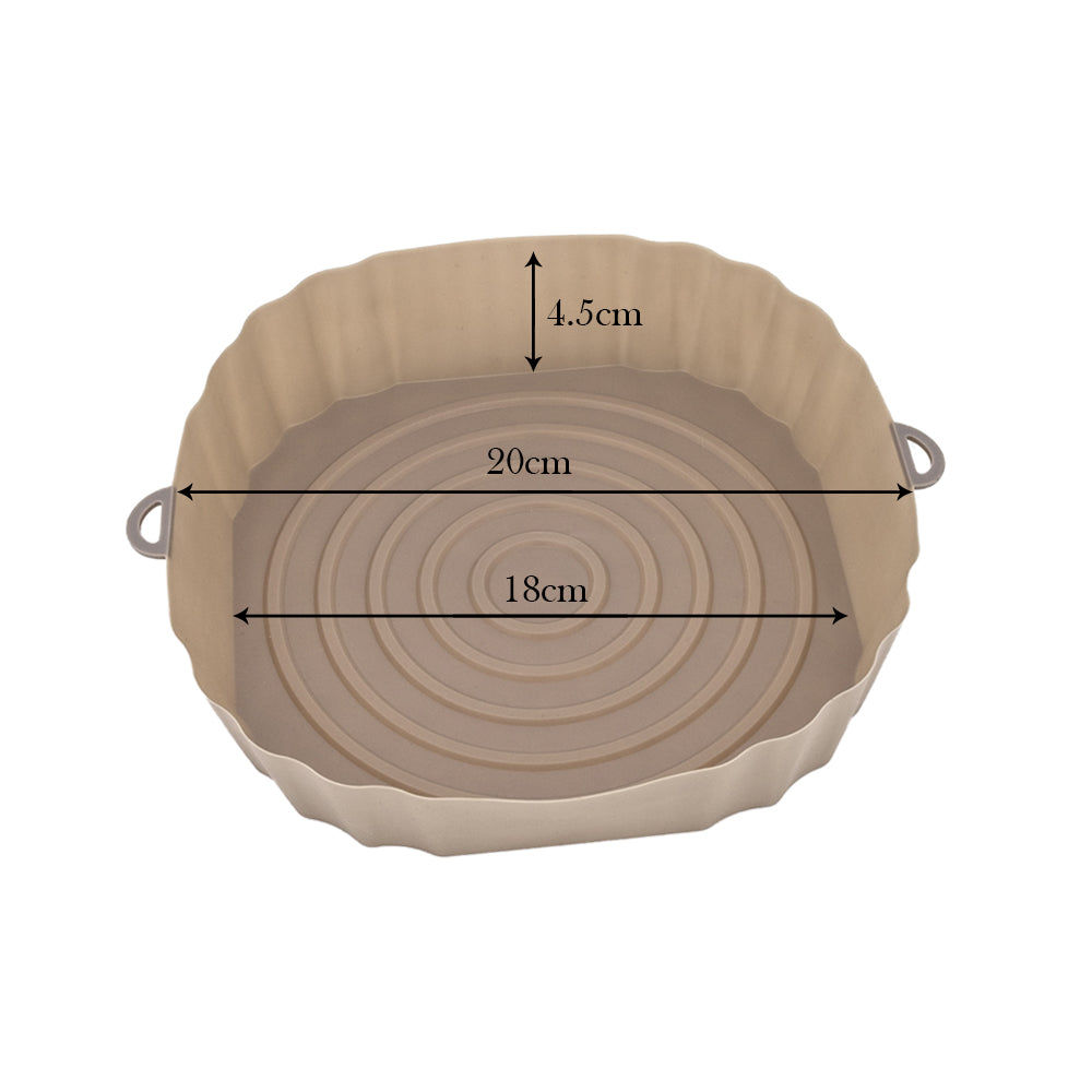 SiliconFry Tray – Reusable Airfryer Mold for Dishwasher