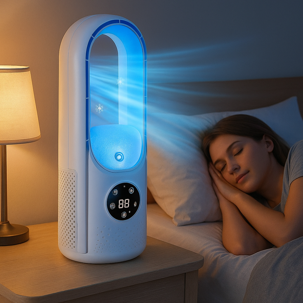 Air Conditioner Bladeless Portable Cooler Quiet Energy Efficient