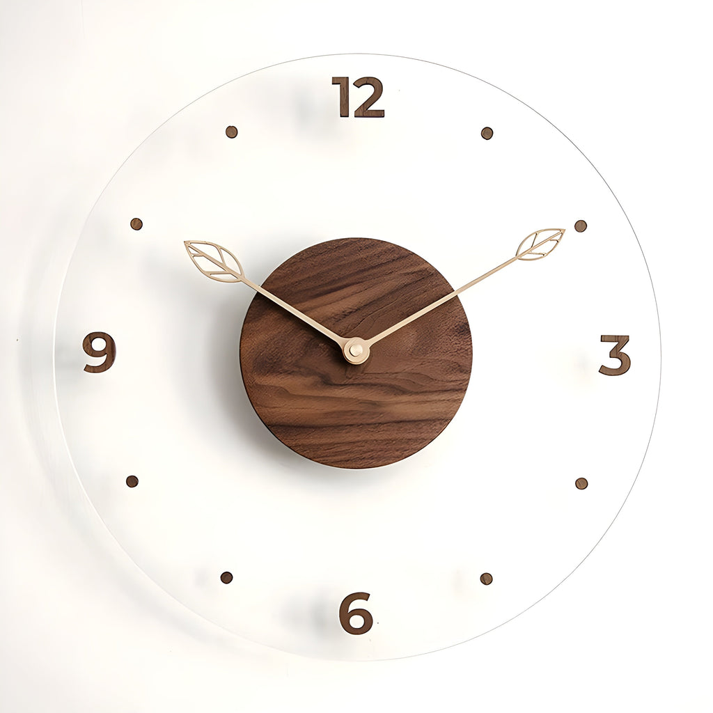 Minimalistic, silent wall clock with a simple design for any room