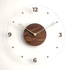 Minimalistic, silent wall clock with a simple design for any room