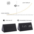 Charms | Digital Wooden Alarm Clock | Including Temperature Display