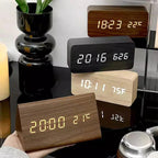 Charms | Digital Wooden Alarm Clock | Including Temperature Display