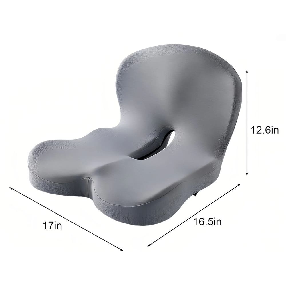 All-in-One Orthopedic Memory Foam Seat - Cushion Seat and Back Cushion for Pain Relief and Comfort