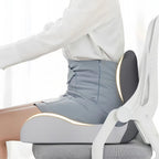 All-in-One Orthopedic Memory Foam Seat - Cushion Seat and Back Cushion for Pain Relief and Comfort