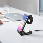 3-in-1 Wireless Charger for Smartphone, Smartwatch and Earbuds