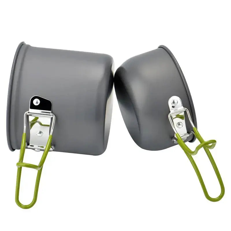 Camping Cookware Set with Stainless Steel Cutlery and Carry Bag