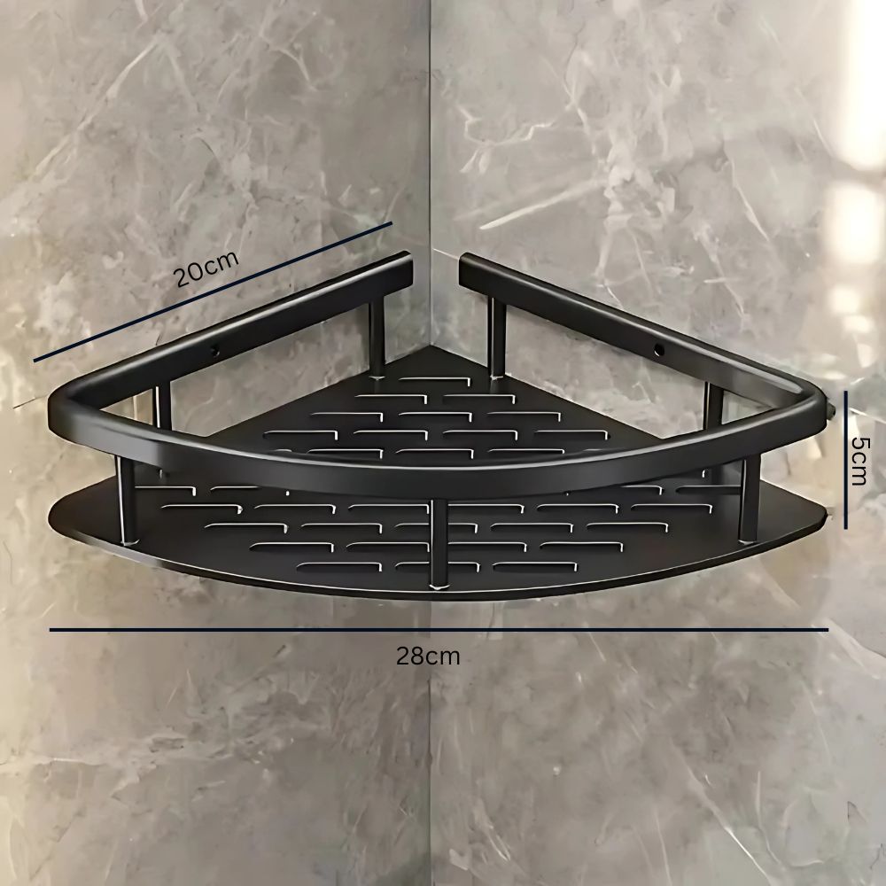 Aluminium Shower Shelf | Self-Adhesive, Rust-Free, Modern