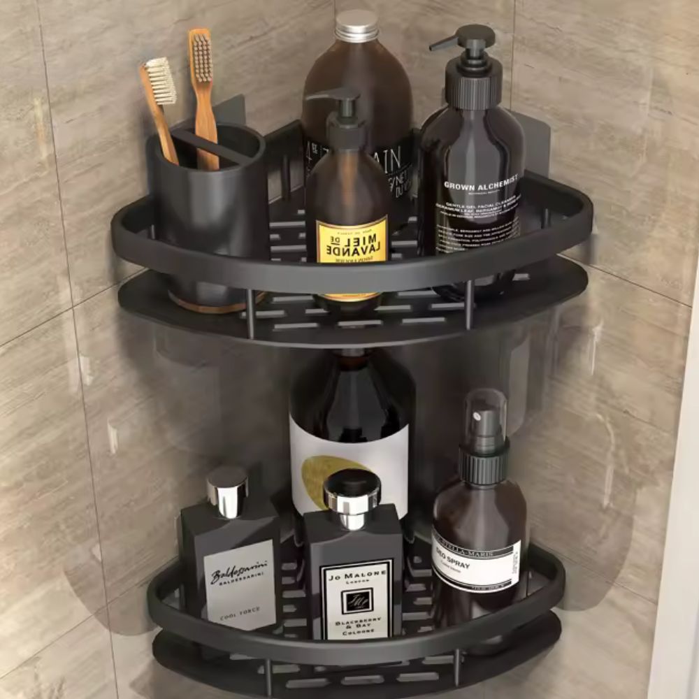 Aluminium Shower Shelf | Self-Adhesive, Rust-Free, Modern
