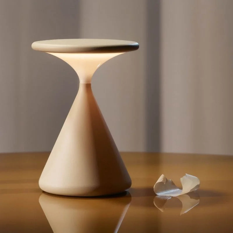 Aeron Hourglass Battery Table Lamp | Dimmable LED Table Lamp Without Cable