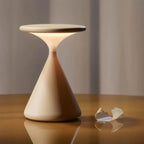 Hourglass Cordless LED Table Lamp with Touch Dimmer