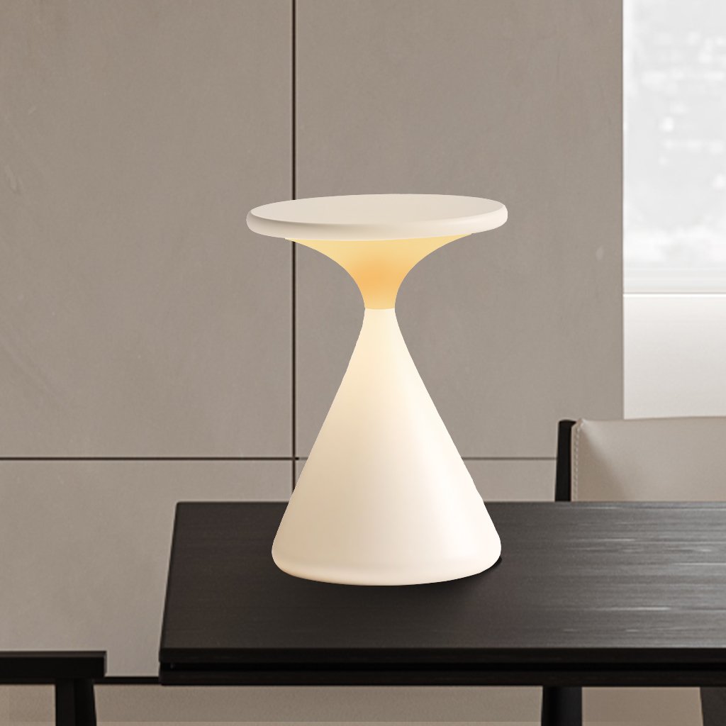 Aeron Hourglass Battery Table Lamp | Dimmable LED Table Lamp Without Cable