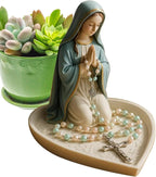 Spiritual Rosary Holder Sancta – Elegant Storage with Mary Motif