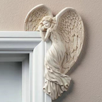 Angel-shaped doorframe decoration