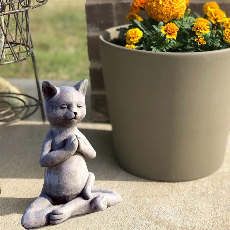 Resin ornament for animal meditation