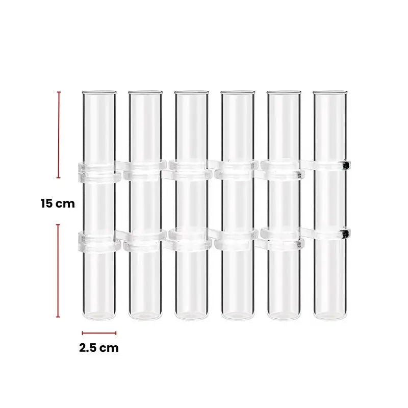Customizable Glass Flower Vase with Hinge – elegant & versatile