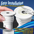 Anti-backflow washing drain valve – pRedection against backflows at home