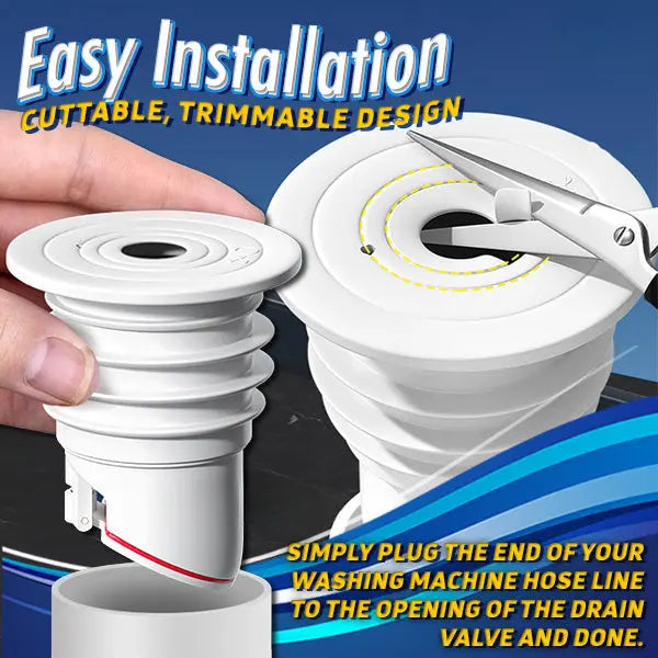 Anti-backflow washing drain valve – pRedection against backflows at home