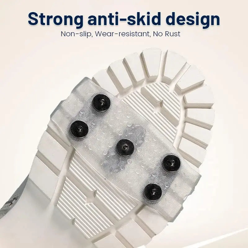 Anti-slip shoe covers with spikes for children and adults