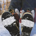 Anti-slip shoe covers with spikes for children and adults