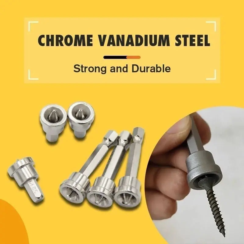 Anti-wobble screw bits with magnetic ring – For clean screw connections