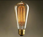 Antique wood country house style wall lamp