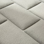 Non-slip Bath Mat Beige Brick Pattern | Bath Mats