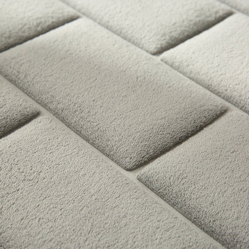 Non-slip Bath Mat Beige Brick Pattern | Bath Mats