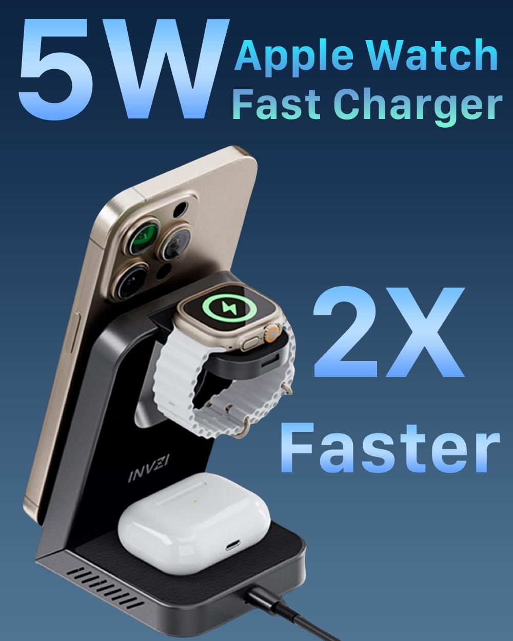 LuxCharge Elite Wireless Hub | 3-in-1 fast charging solution for seamless convenience