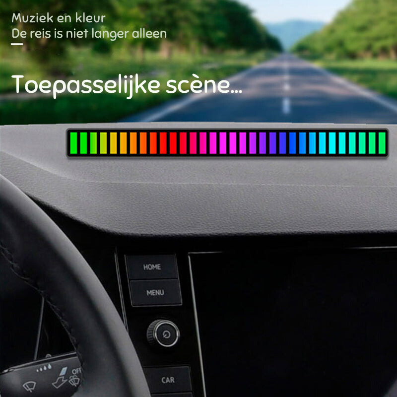 Smart Sound-Activated RGB Light Bar | Music Sync LED Ambient Lighting