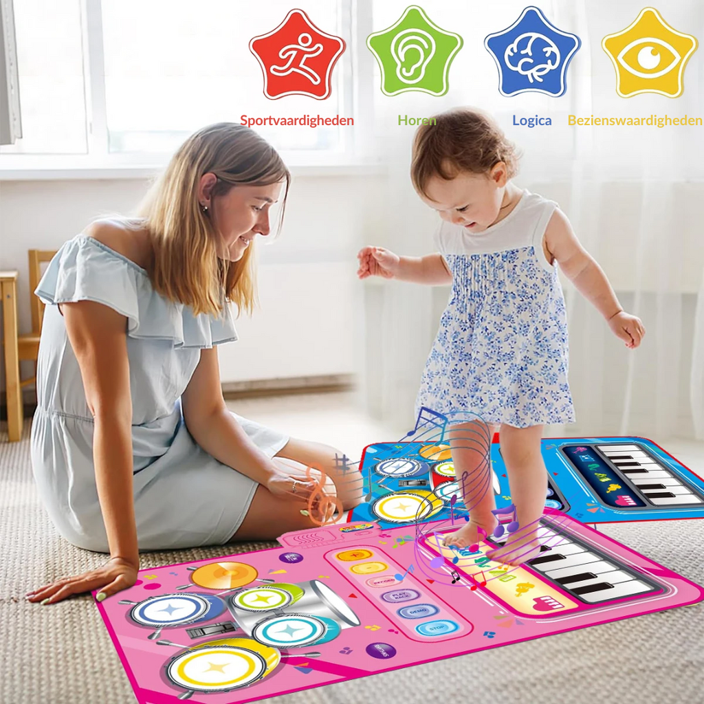 Interactive music mat for the little ones