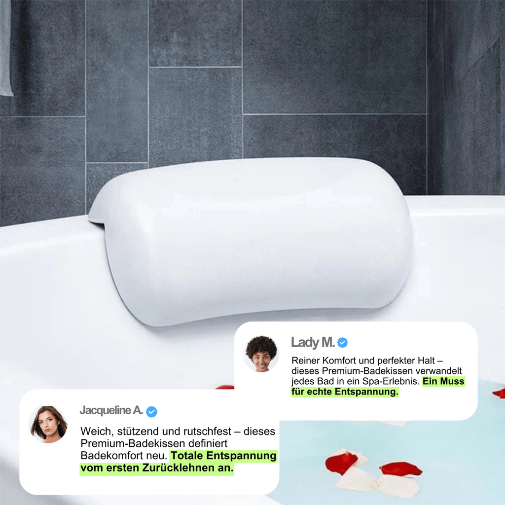 Ergonomic & non-slip for relaxing baths