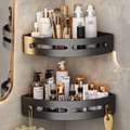 AquaLock Shower Shelf | Shower Tray No Drilling Transparent