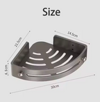 AquaLock Shower Shelf | Shower Tray No Drilling Transparent