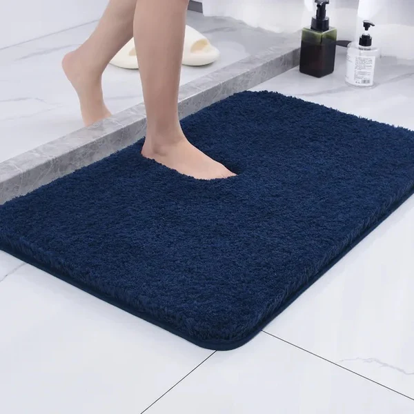 AquaLuxe | Bathroom rug plush 50 x 80 cm non-slip