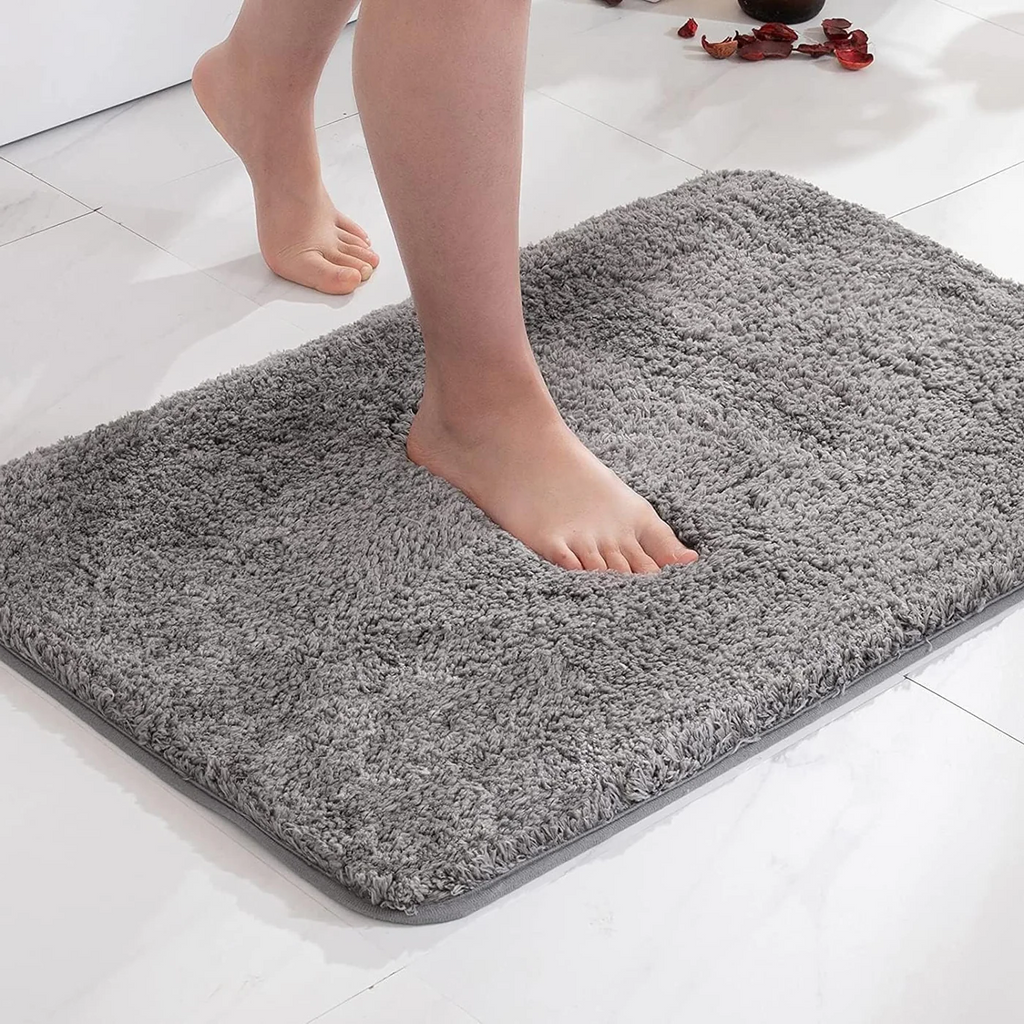 AquaLuxe | Plush Bath Mat Non-Slip 50x80 cm
