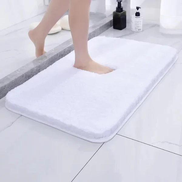 AquaLuxe | Plush Bath Mat Non-Slip 50x80 cm