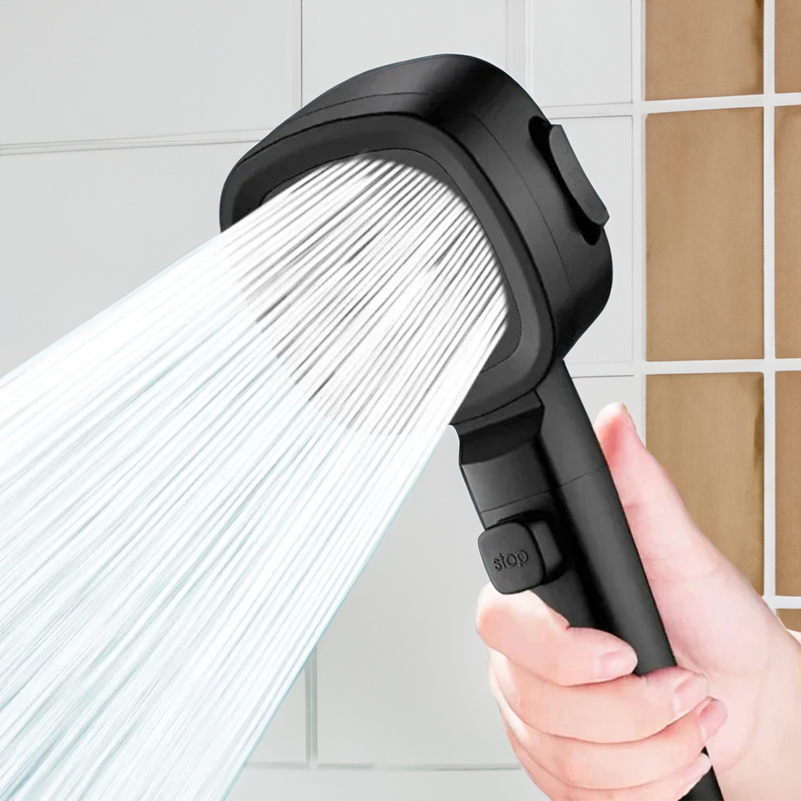 AquaPulse | High-Pressure Shower Head with Adjustable Spray Modes