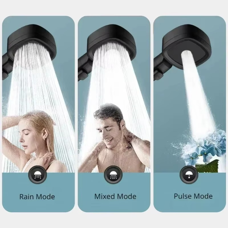 AquaPulse | High-Pressure Shower Head with Adjustable Spray Modes