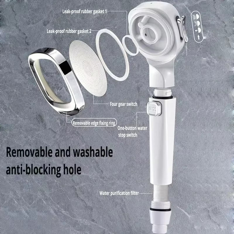 AquaPulse | High-Pressure Shower Head with Adjustable Spray Modes