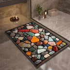 Diatomaceous Earth Bath Mat for Safety & Comfort