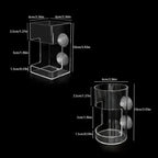 Aquarium Feeding Station with Suction Cups – Clean & Targeted Feeding