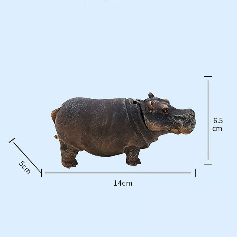 Aquarium Hippo Bubble Decor — Playful Resin Fish Tank Decoration