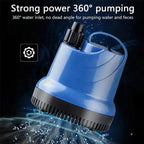 Aquarium water pump — Whisper-quiet cleaning with strong water flow
