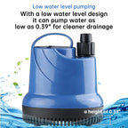 Aquarium water pump — Whisper-quiet cleaning with strong water flow